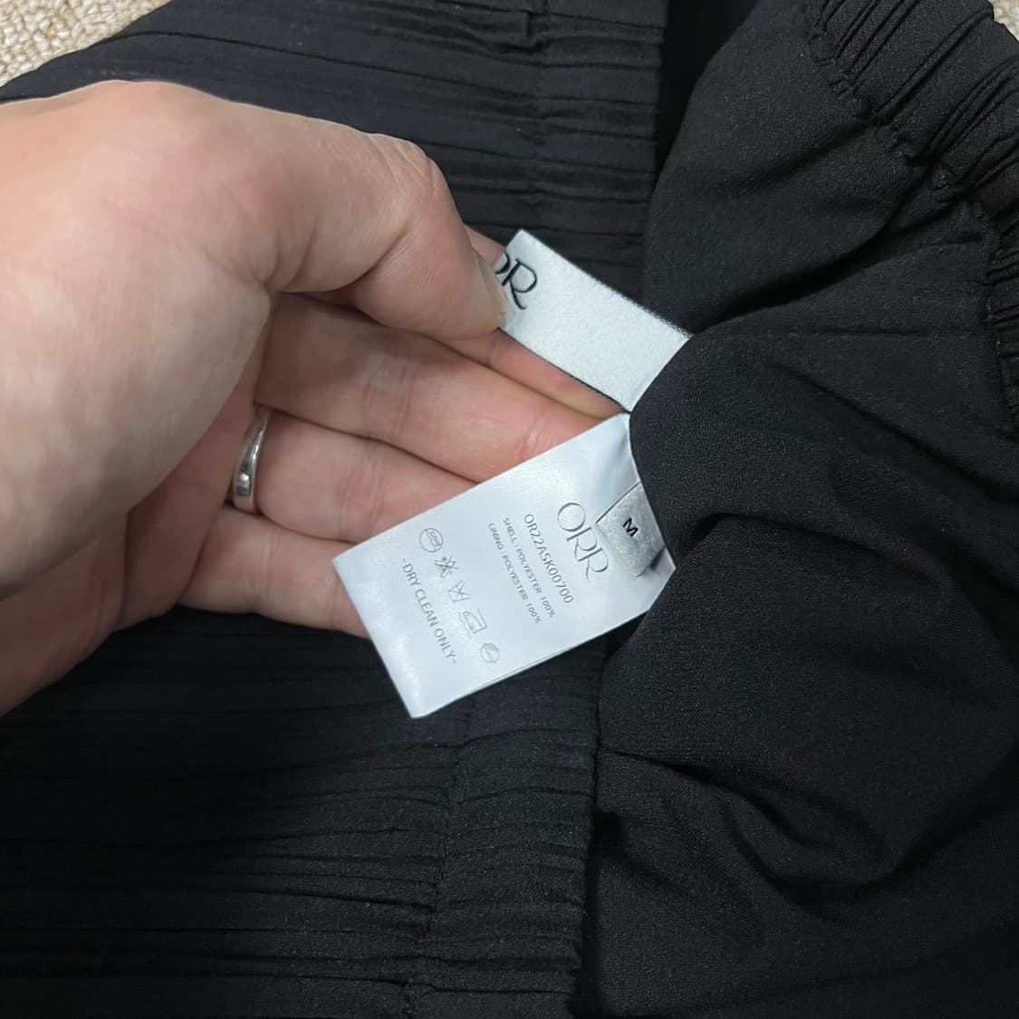 오르 플리츠 스커트 상품이미지3