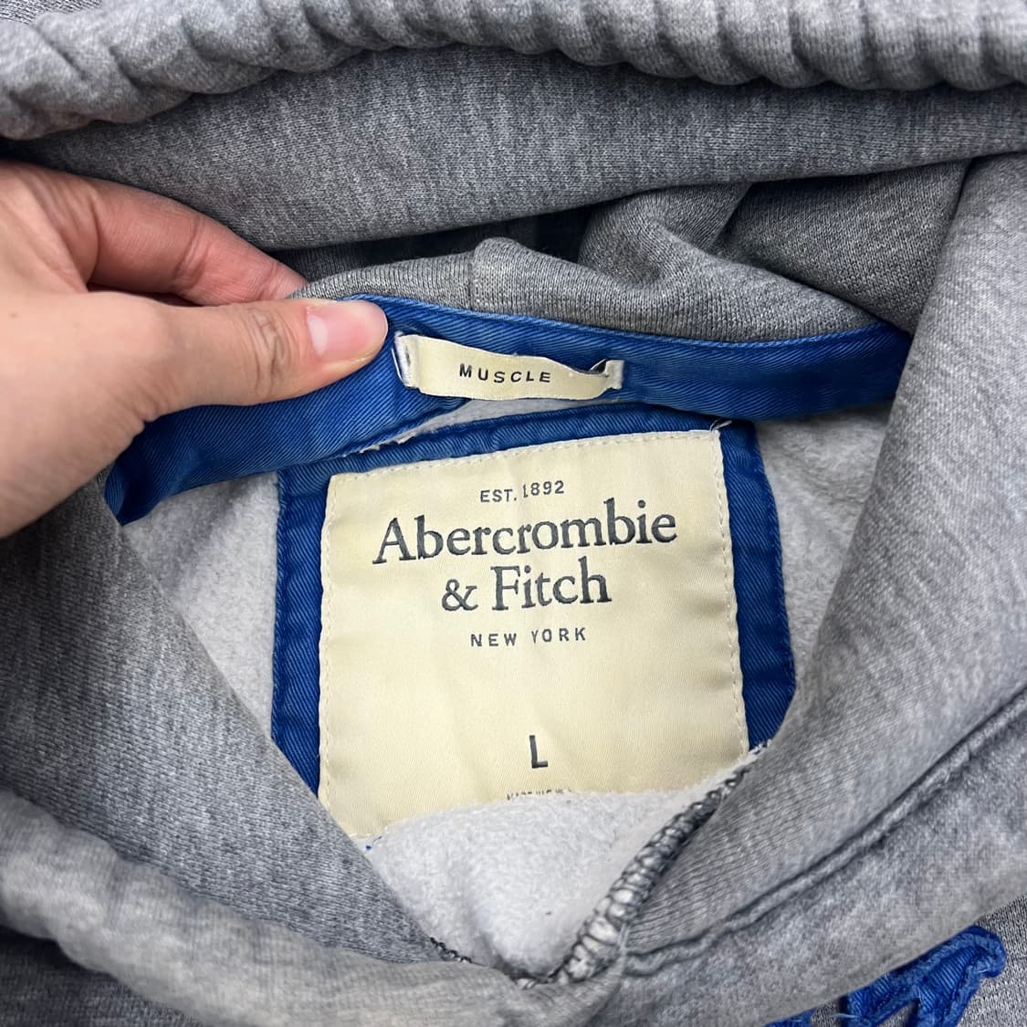 아베크롬비 그레이 후드 상품이미지2