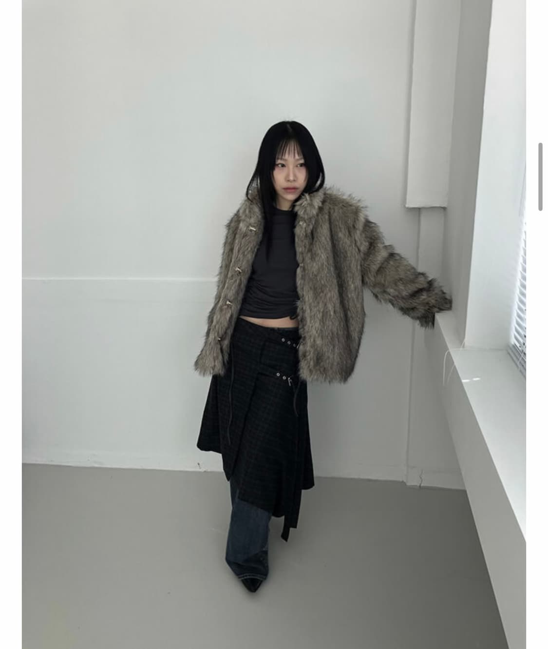 라쿤 퍼자켓 퍼코트 쓰리컷 리덴바움 릿킴 이이알하우스 상품이미지3