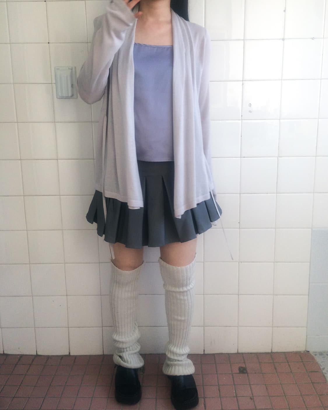 Drape tied cardigan 상품이미지9