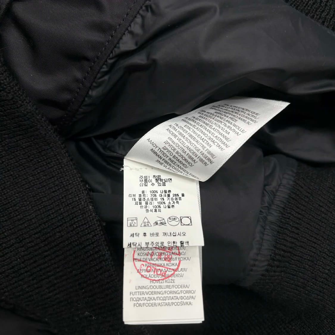 [M] 폴로 랄프로렌 블랙 MA-1 블루종 자켓 상품이미지5