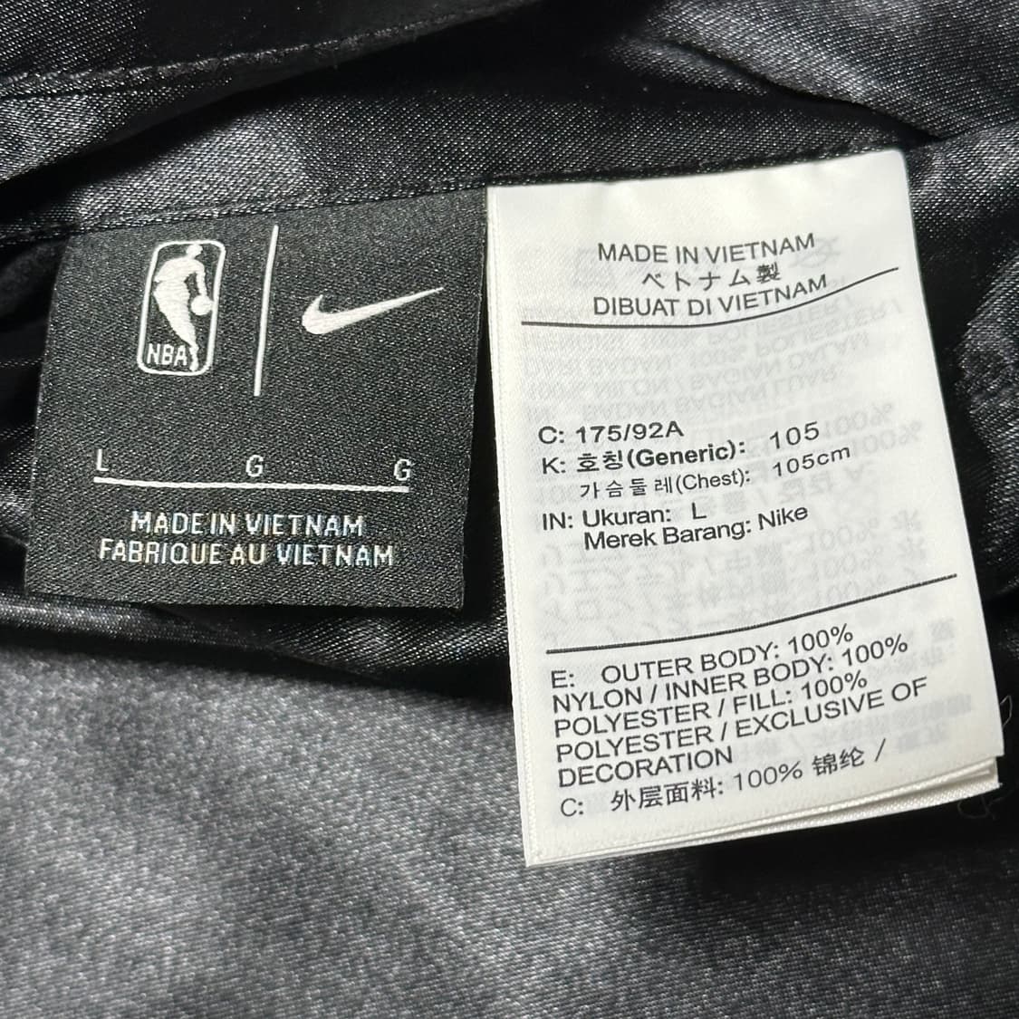 L 나이키 NBA 레이커스 리버시블 바시티 자켓 상품이미지6