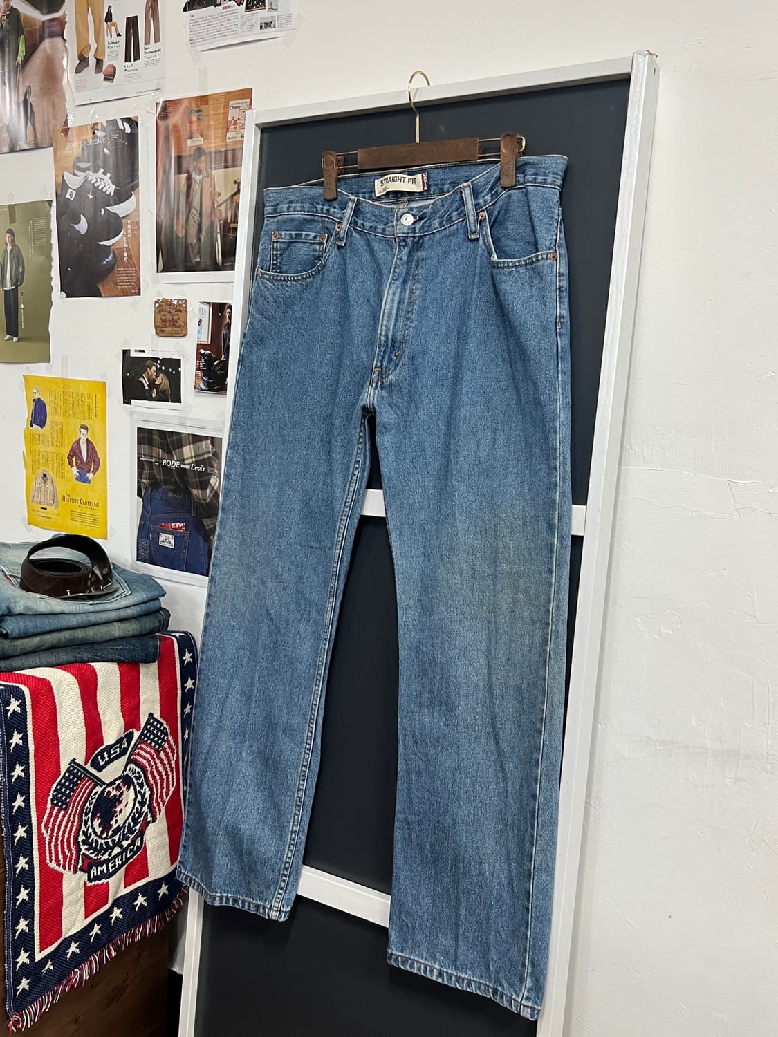 00s Levis 리바이스 505 스트레이트 핏 데님 팬츠 상품이미지10
