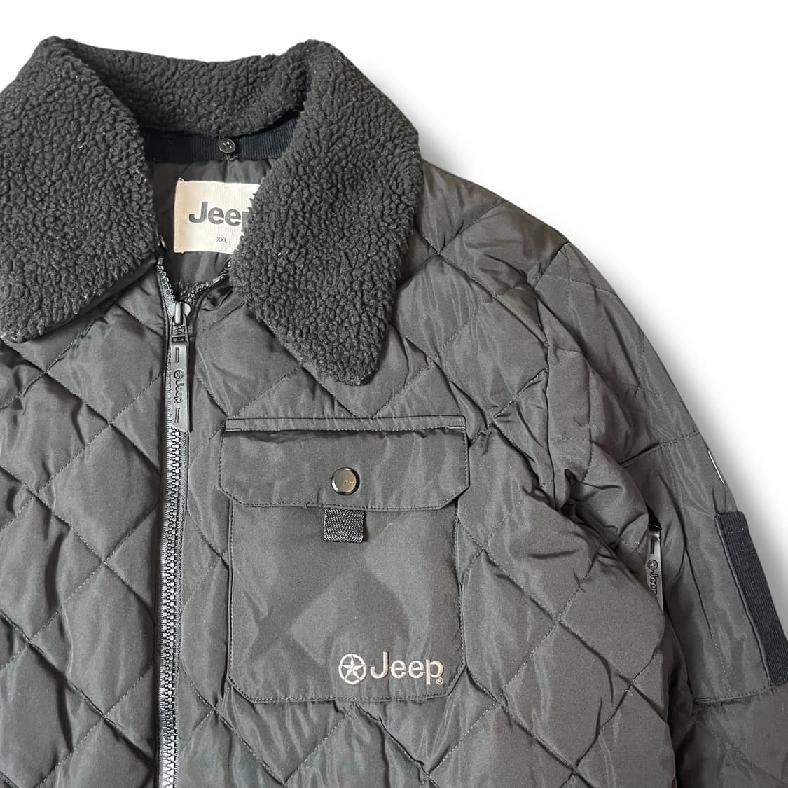 JEEP 지프 덕다운 블랙 퀄팅자켓 110 상품이미지3