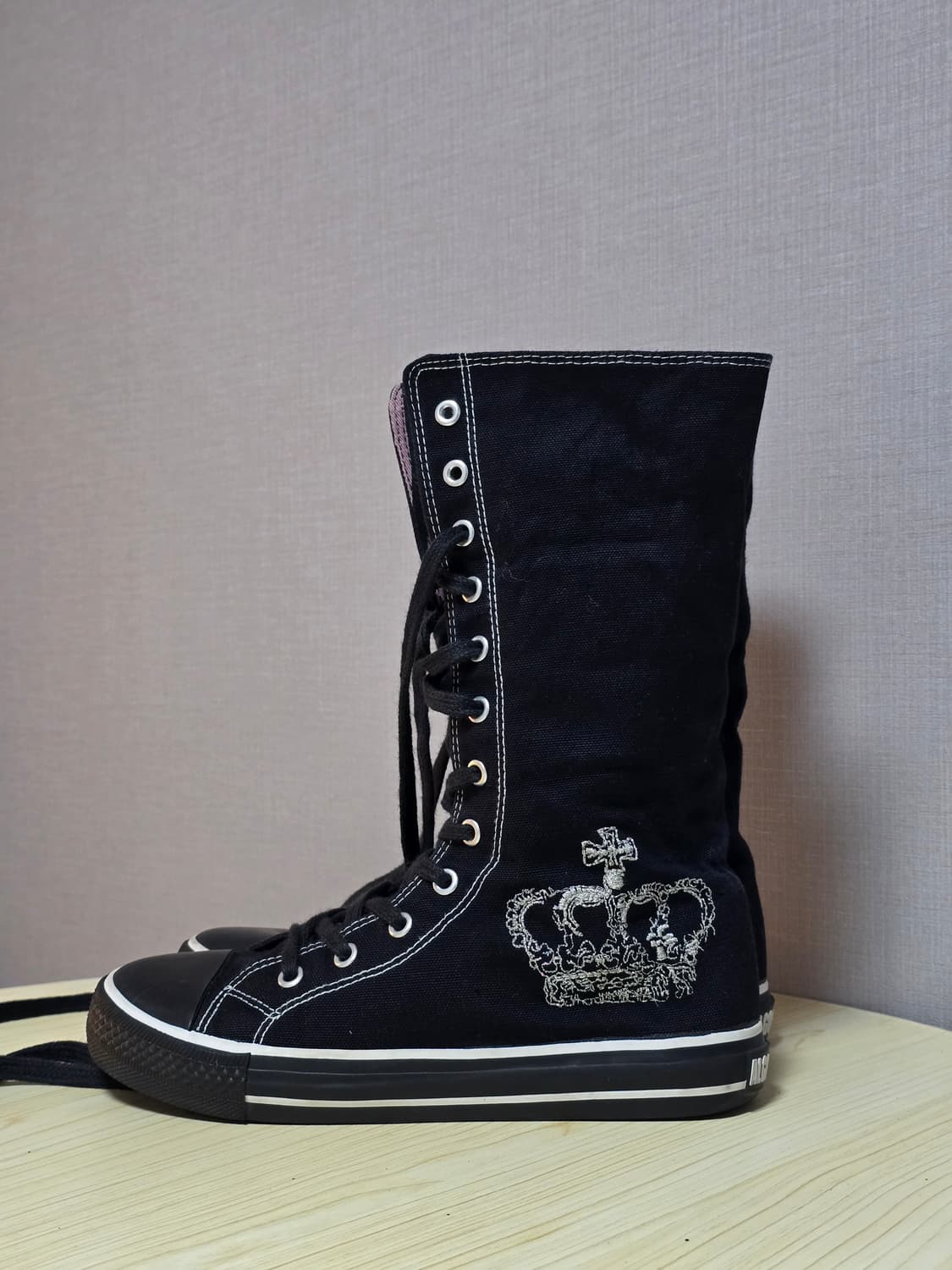 Algonquins 알곤퀸즈 하이컷 스트라이프 스니커즈 상품이미지3