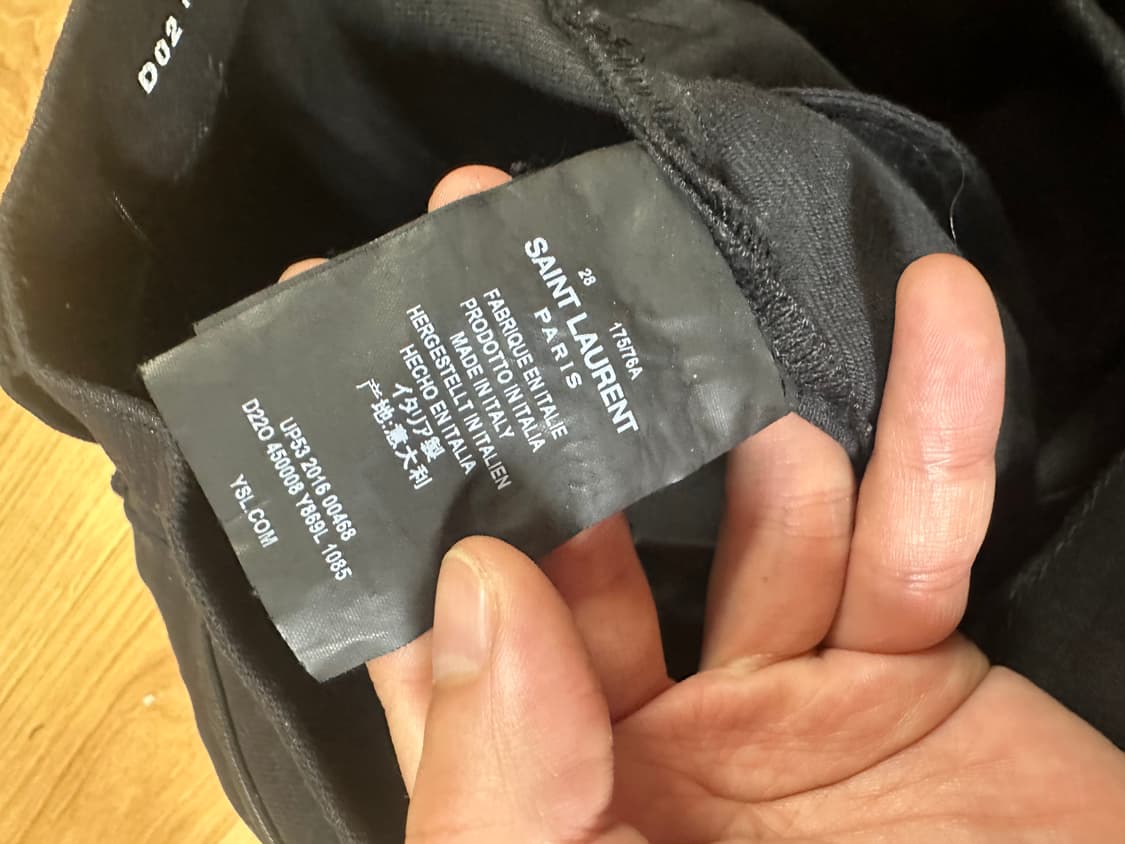 생로랑 디스트로이드진 28 상품이미지6