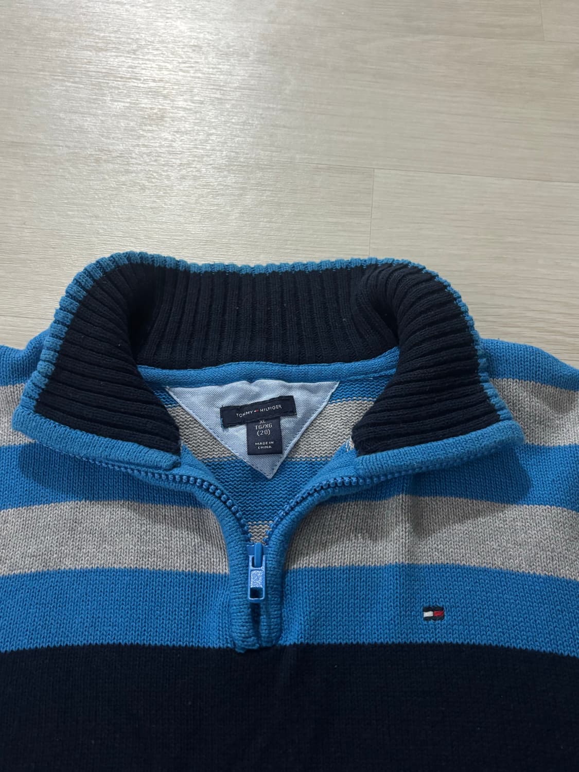 타미힐피거 반집업니트 XL 상품이미지7