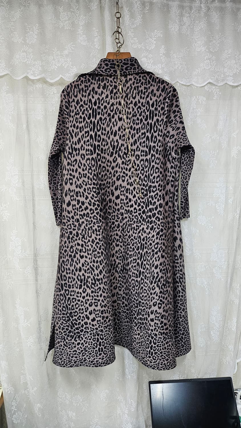 레오파드  플리츠 주름 가디건  상품이미지4