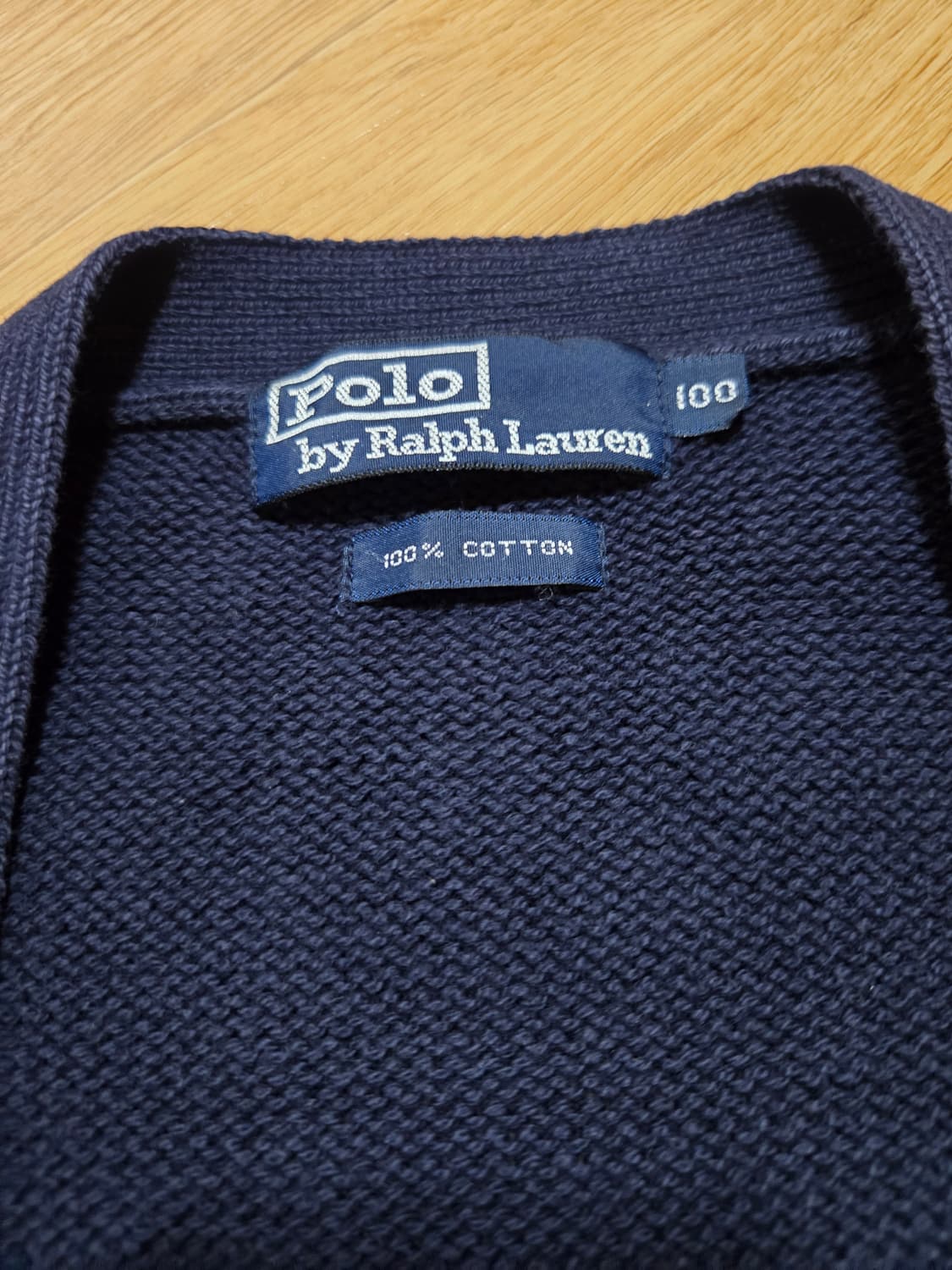 폴로 랄프로렌 정품 네이비 가디건 상품이미지5