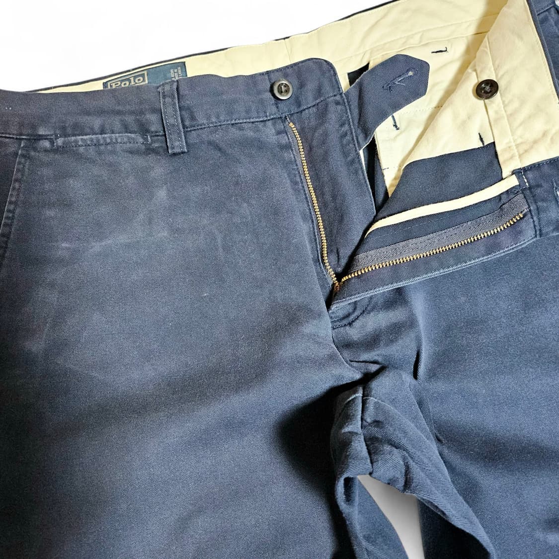 [34][폴로 랄프로렌] 00's 프레스턴 코튼 치노 팬츠 네이비 상품이미지4