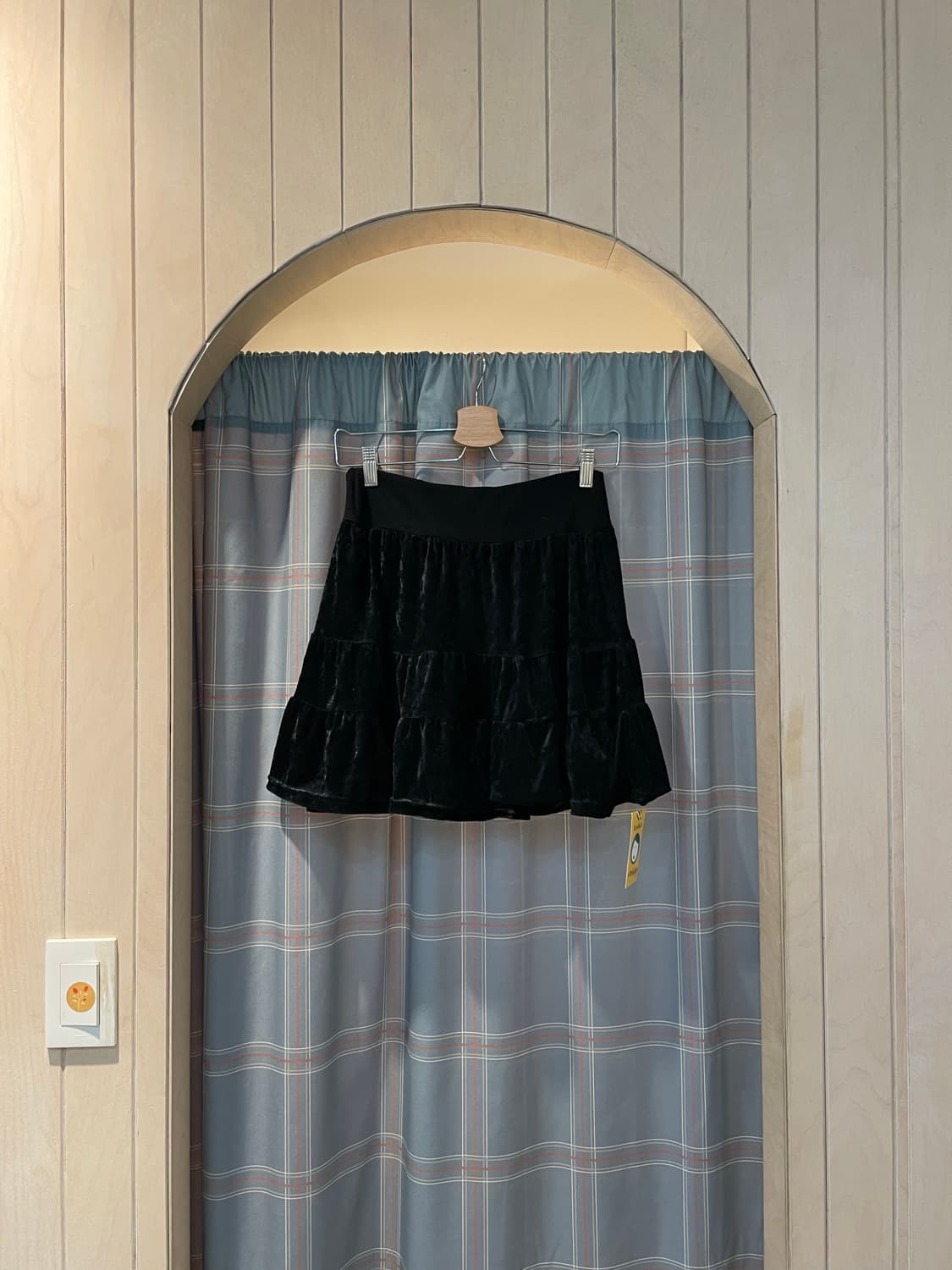 일본빈티지 벨벳캉캉스커트 상품이미지1