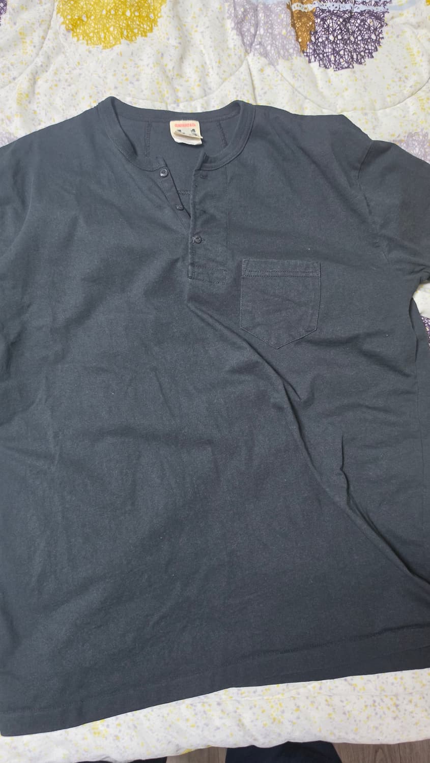 글래드핸드앤코 스탠다드 포켓 반팔 티셔츠 블랙 XL 판매 상품이미지2