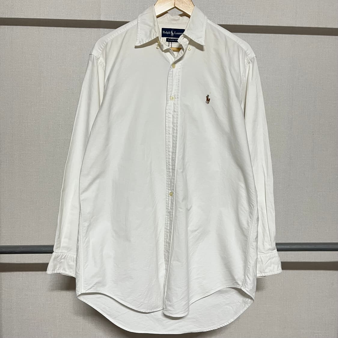 폴로 랄프로렌 클래식핏 화이트 셔츠 M 상품이미지1