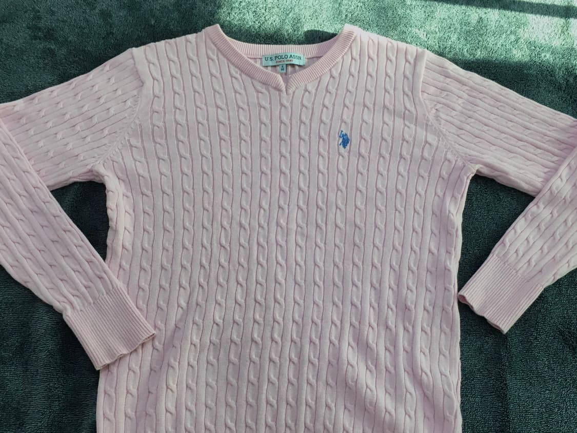 폴로 / Polo _ 연핑크 니트 상품이미지1