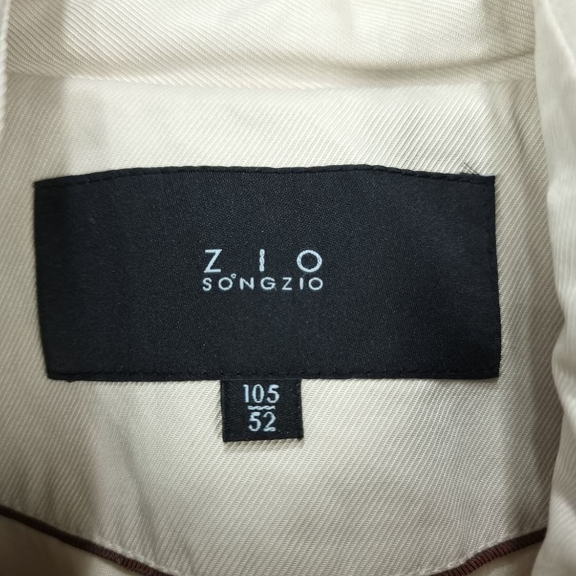 [지오송지오] 건플랩 하이넥 집업 자켓 아이보리 M19641 상품이미지8