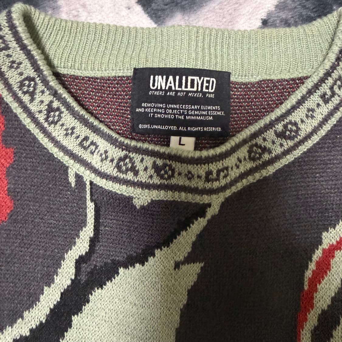 어널로이드 니트 상의 L 상품이미지1