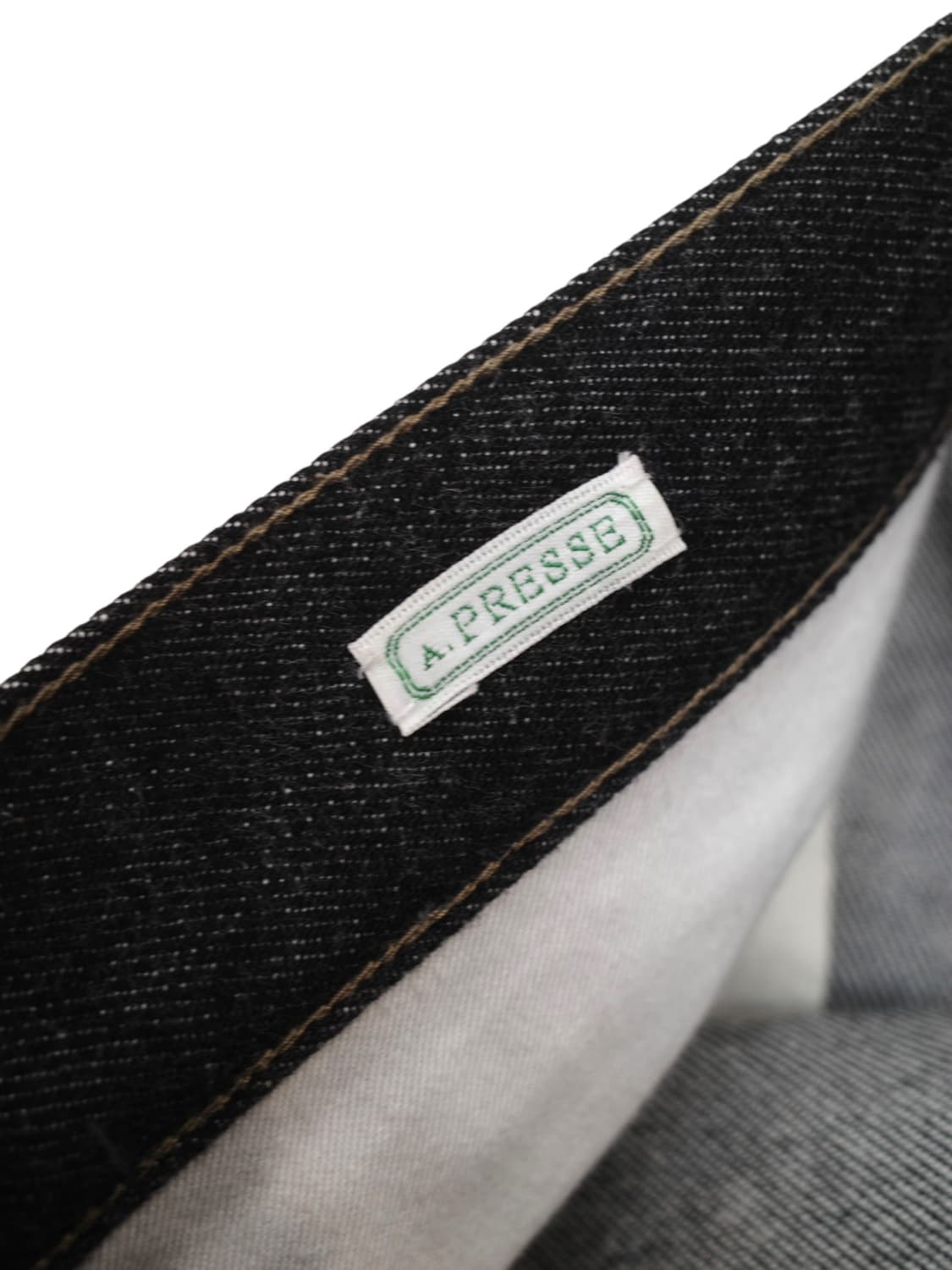 36)24s/s 아프레쎄 블랙 데님 팬츠 상품이미지8