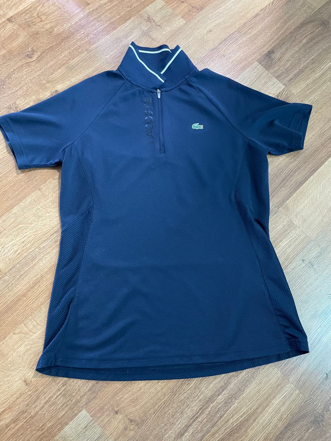 라코스테 네이비 반집업 반팔티 데님 청 원피스 38 상품이미지1