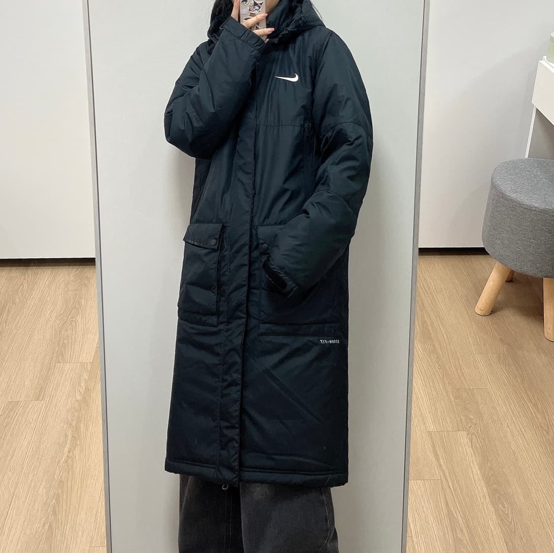 나이키 스톰핏 돕바 블랙 롱패딩 상품이미지1