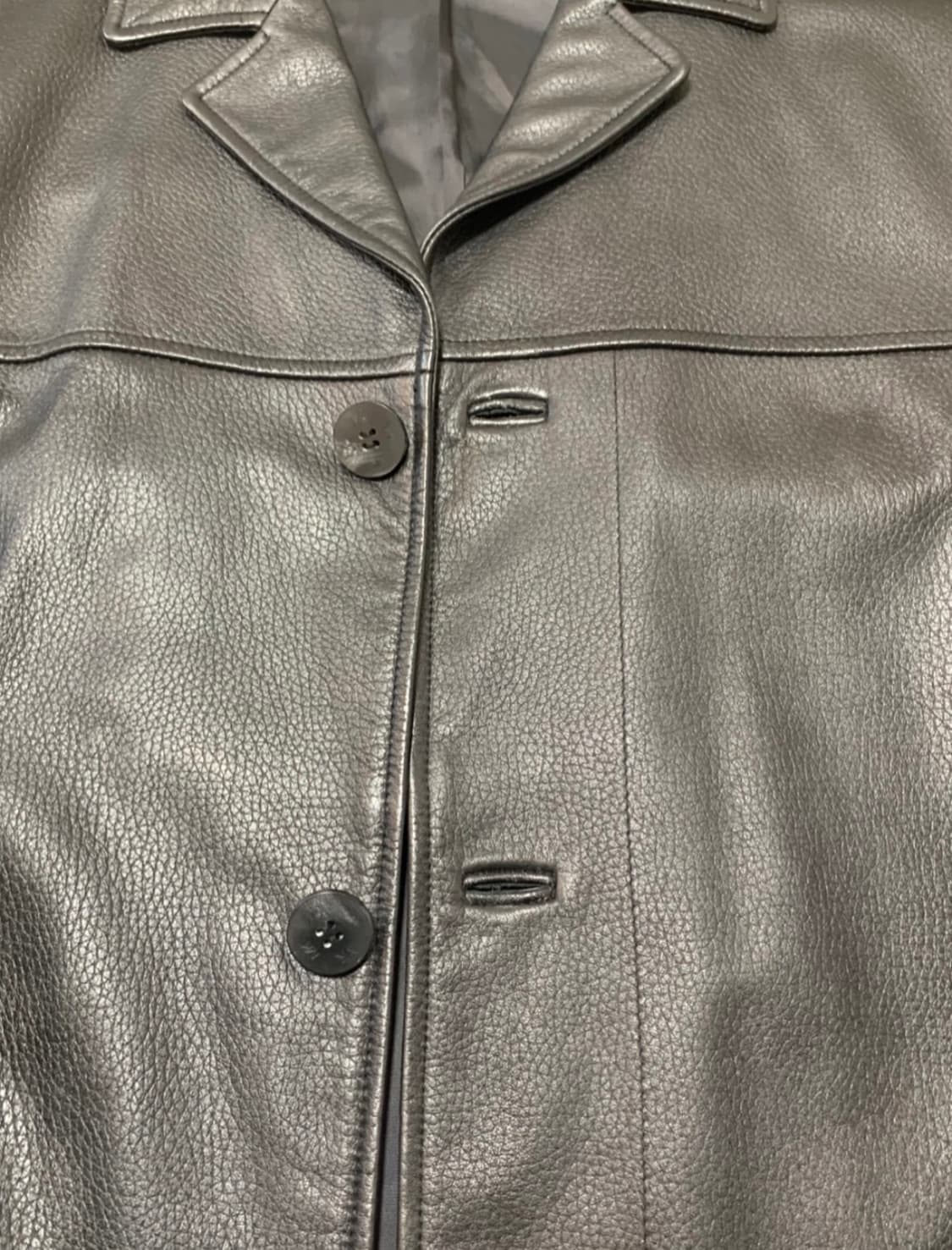 00s 레더카코트 올드갭 상품이미지3