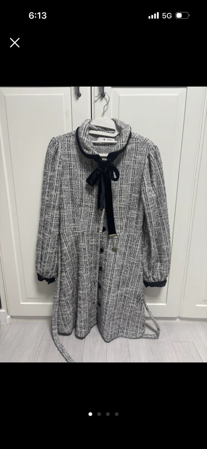 백화점 트위드 원피스 / 하객룩 상품이미지1