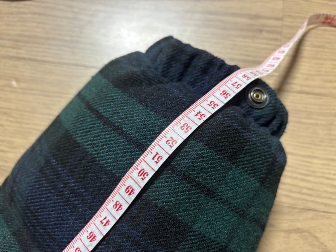 폴로 블랙와치 타탄체크 울 롱패딩코트 남여공용 상품이미지10