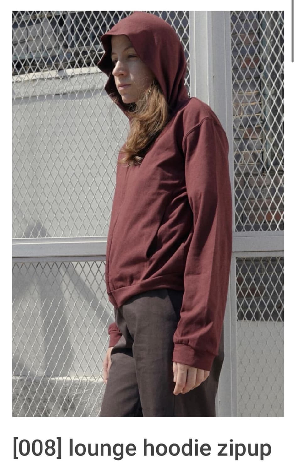 (초판) 머듈 라운지 후드집업 버건디 3 상품이미지1