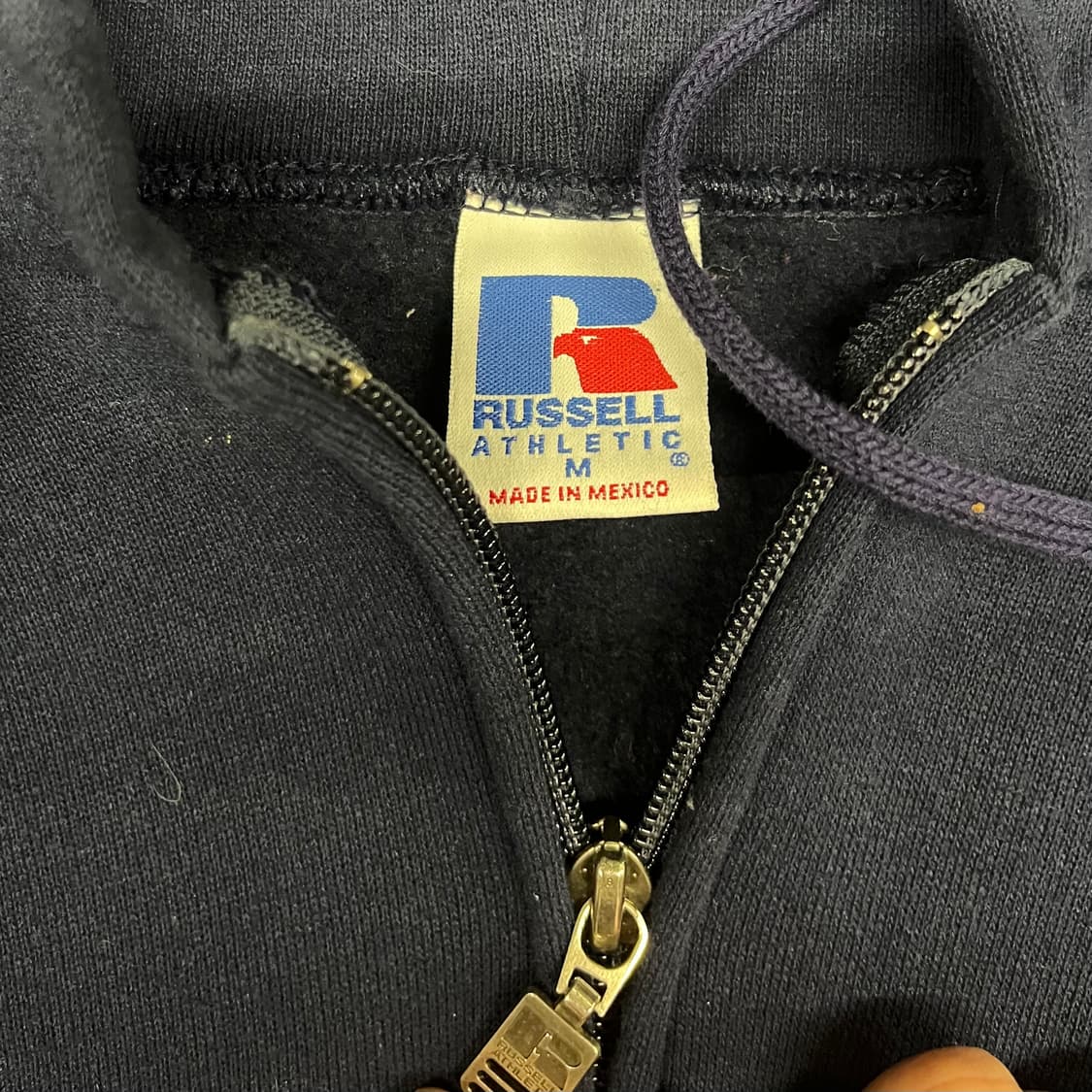 90s 러셀 블랭크 후드 집업 (100-105) 상품이미지5