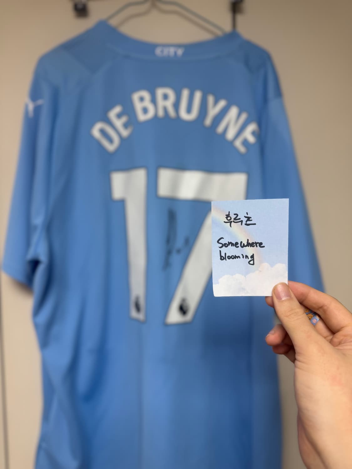 [해외XXL] 23-24 더브라위너 사인 유니폼 레플리카 상품이미지1