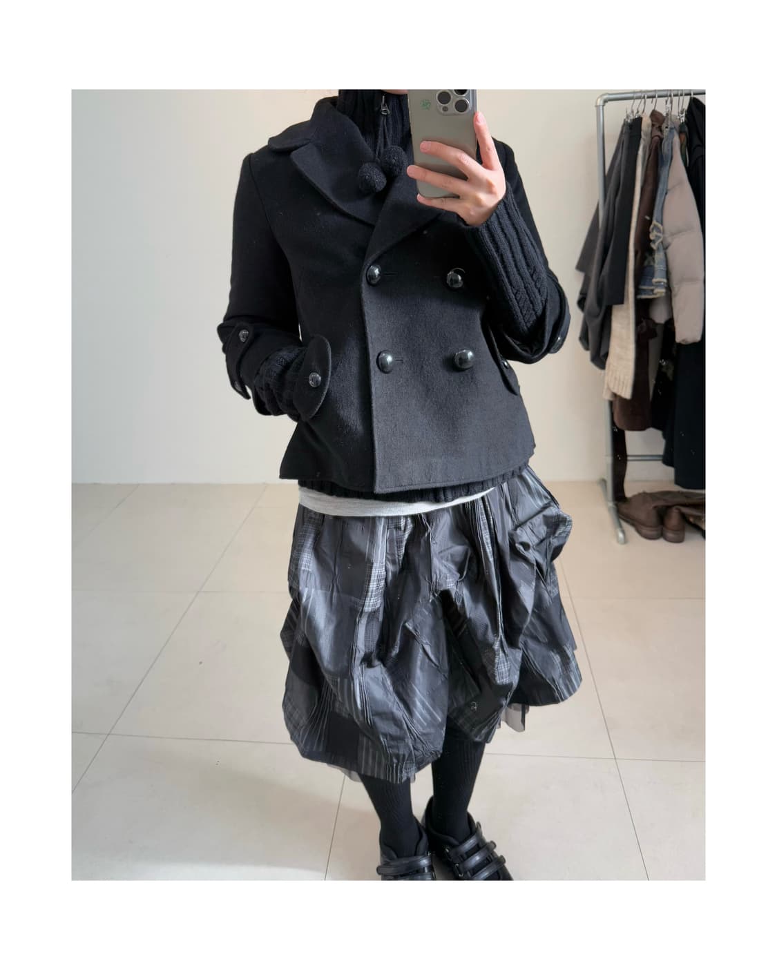 빈티지 7부 슬리브 자켓 상품이미지3