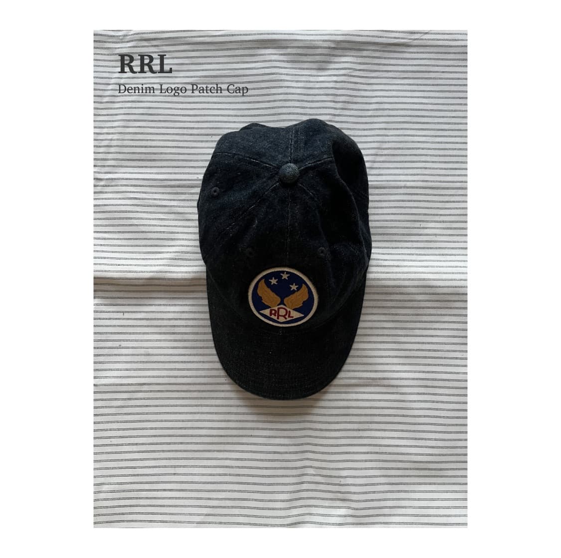 더블알엘 데님 패치 캡 상품이미지1