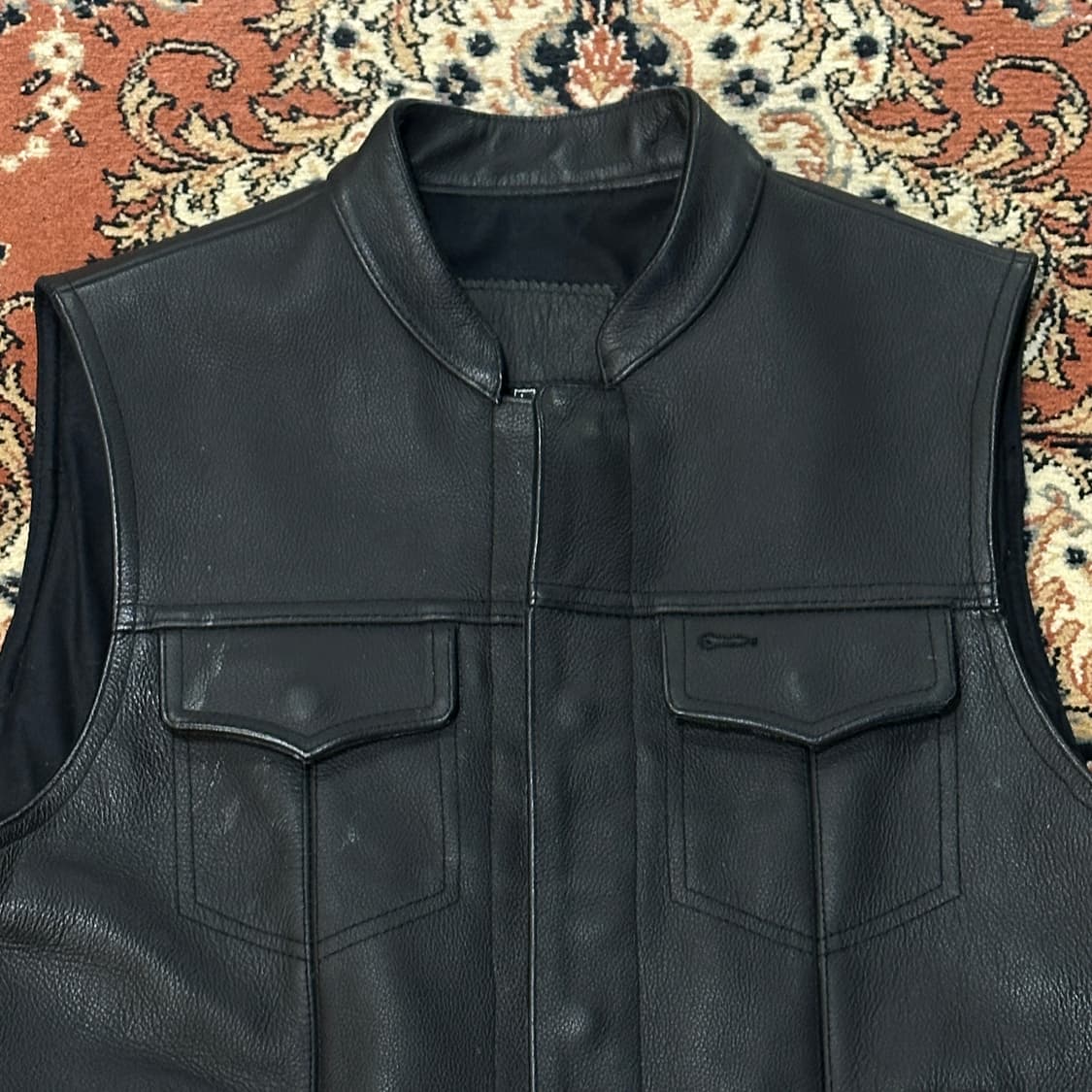 썬즈 오브 아나키 바이크 레더 베스트 (L) 가죽조끼 상품이미지2