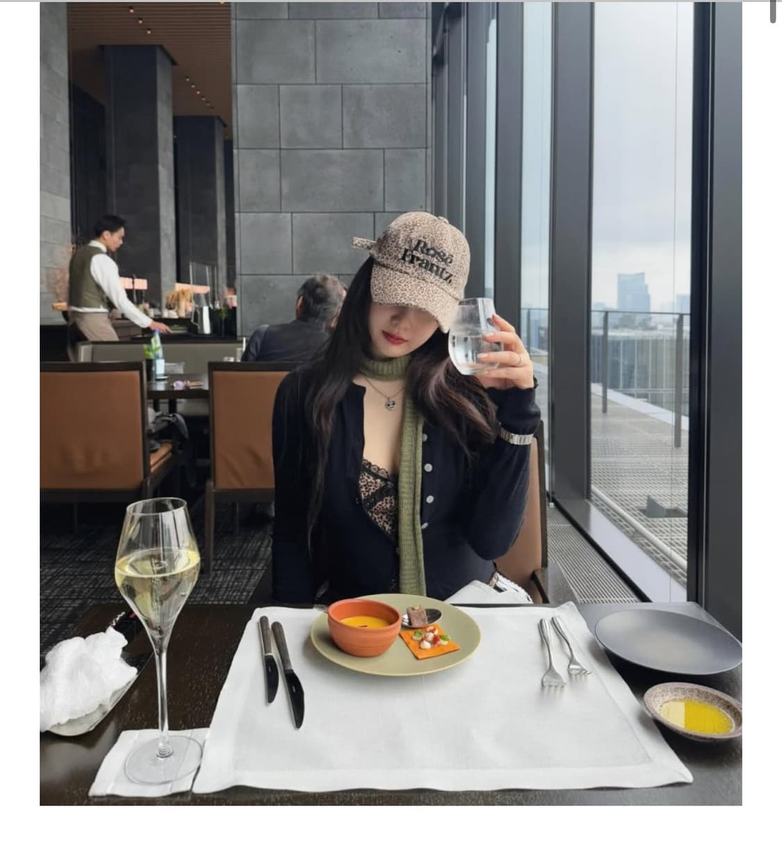 로제프란츠 레오파드 레이스 나시 F (조이 착용) 상품이미지2