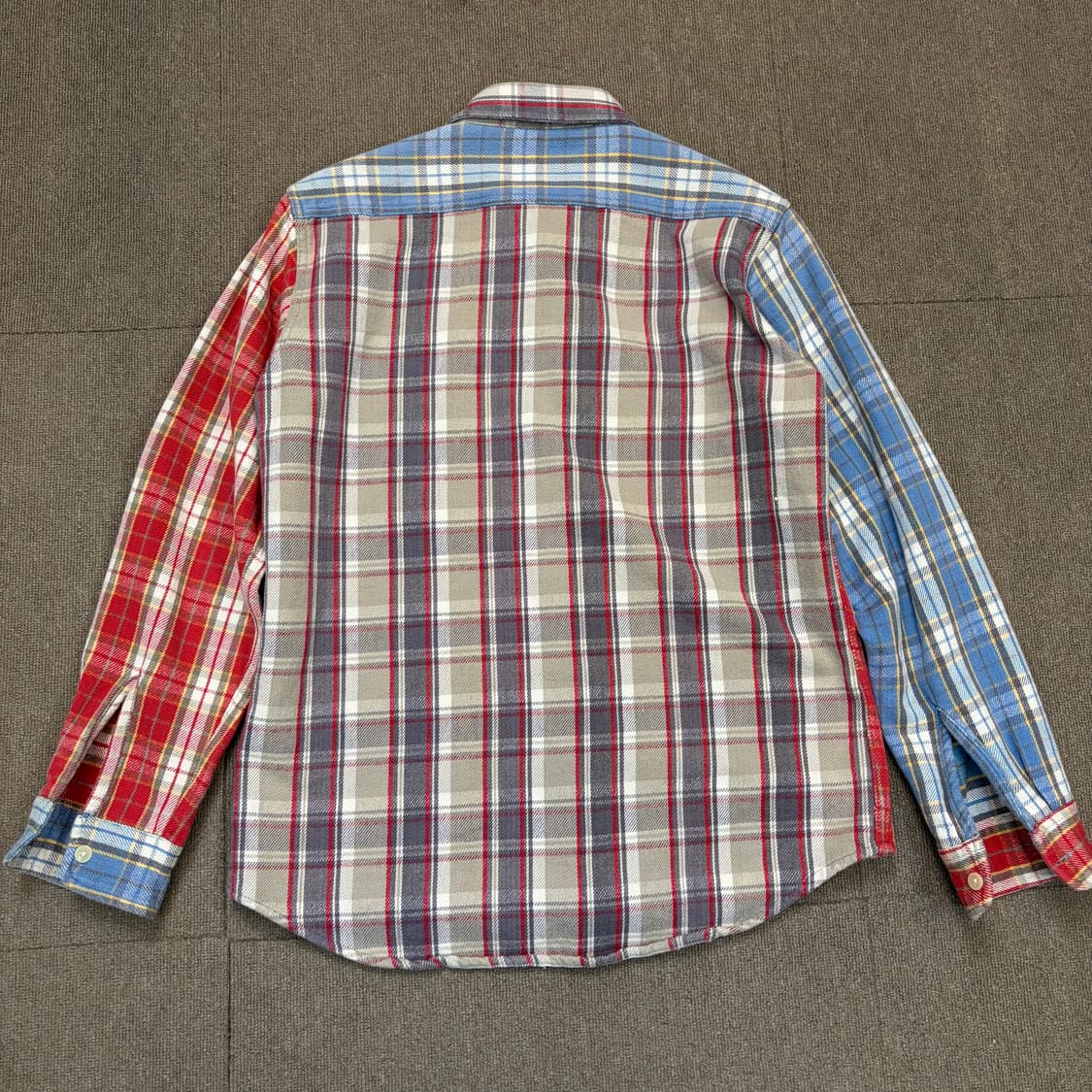 camco 배색 체크 헤비 플란넬 셔츠 m  상품이미지4