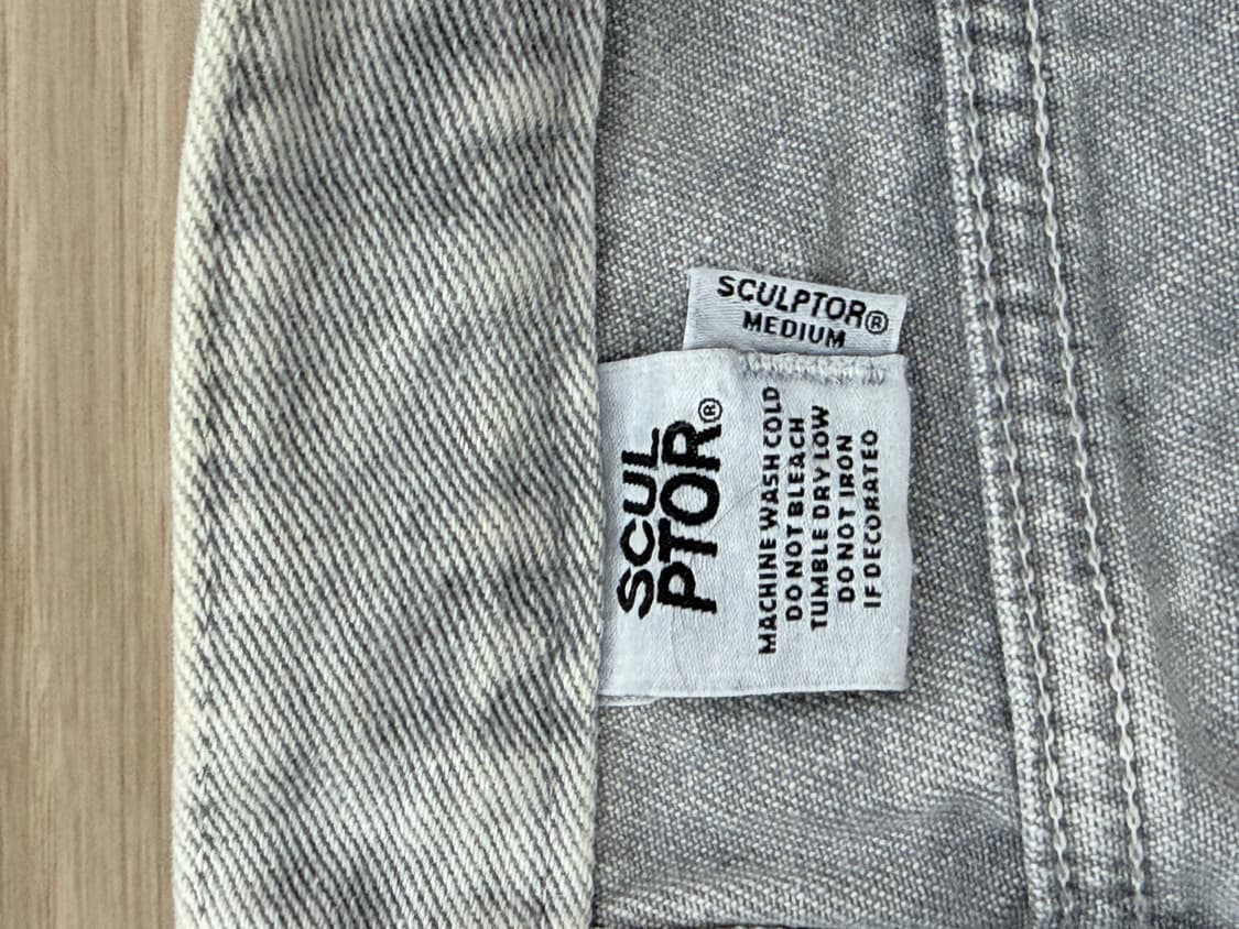 스컬프터 카고 데님 스커트 상품이미지3