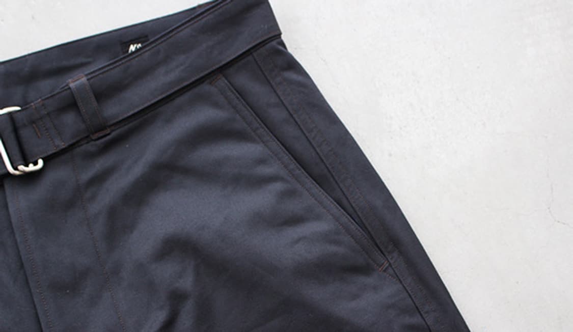 캡틴선샤인 벨티드 워크 트라우저 상품이미지5