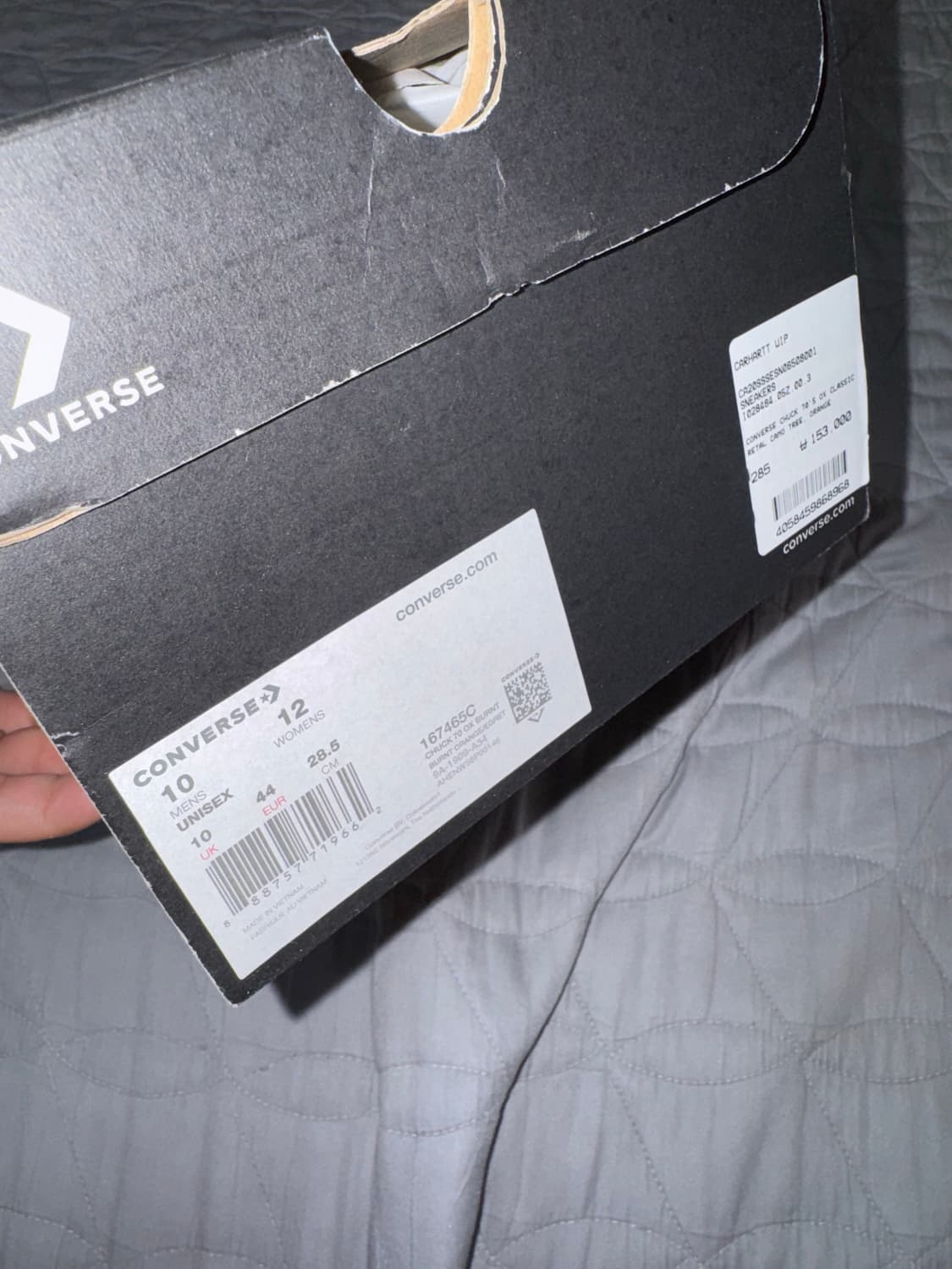 컨버스 x 칼하트 WIP 척 70 로우 오렌지 트리 카모 285 상품이미지5