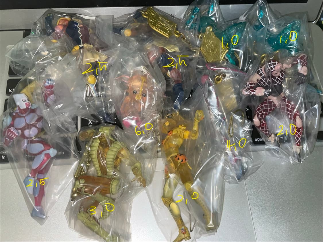 죠죠 스탠드 스트랩 피규어 키링 일괄양도 상품이미지1