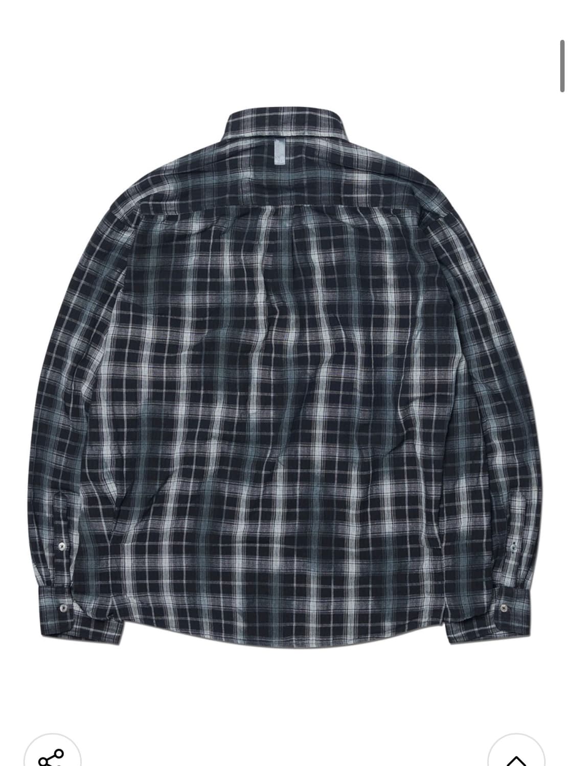 (새상품)(L) 노매뉴얼 O.D CHECK SHIRT 체크셔츠 판매 상품이미지5