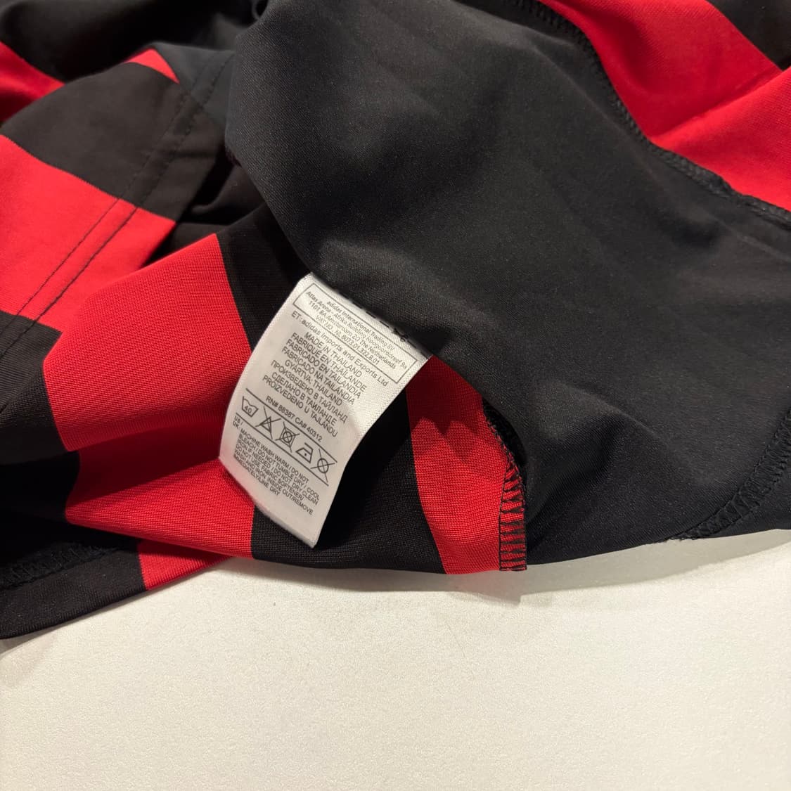 [M] 아디다스 09-10 AC밀란 축구 유니폼 반팔 D395 상품이미지7