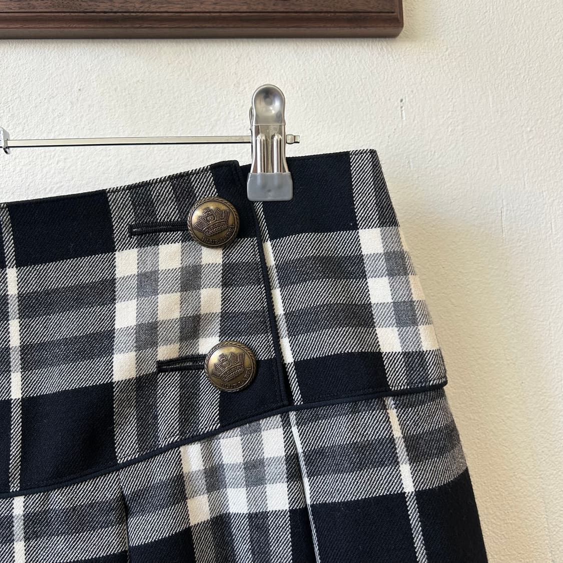 버버리 노바 체크 더블 스커트 상품이미지6