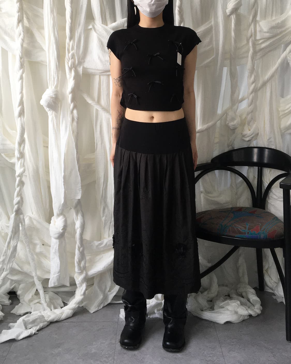 Pattern point skirt 상품이미지5