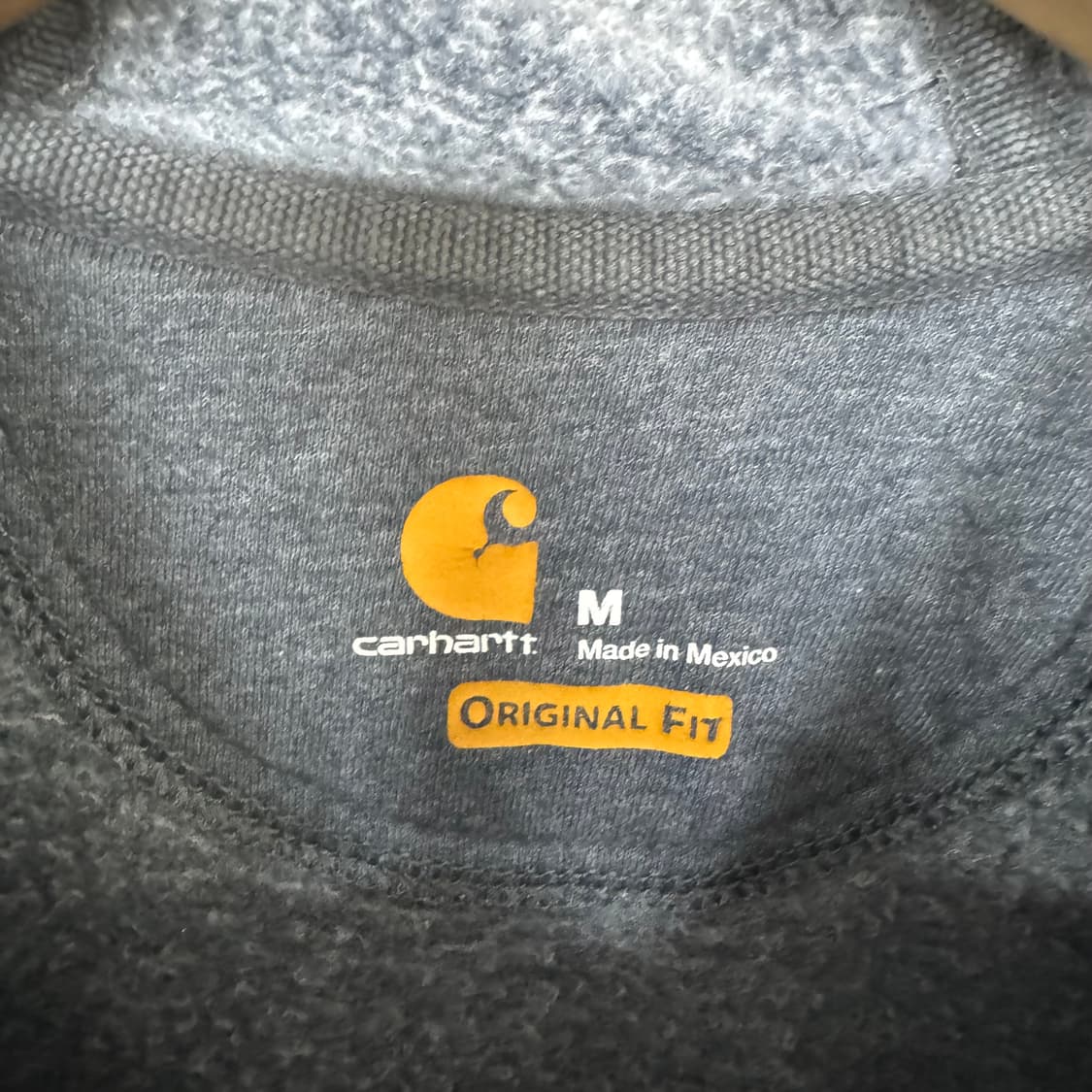 칼하트 로고 후드집업 상품이미지3