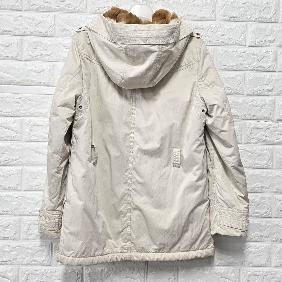 택포// 헤지스 후드 퍼 점퍼 M 상품이미지4