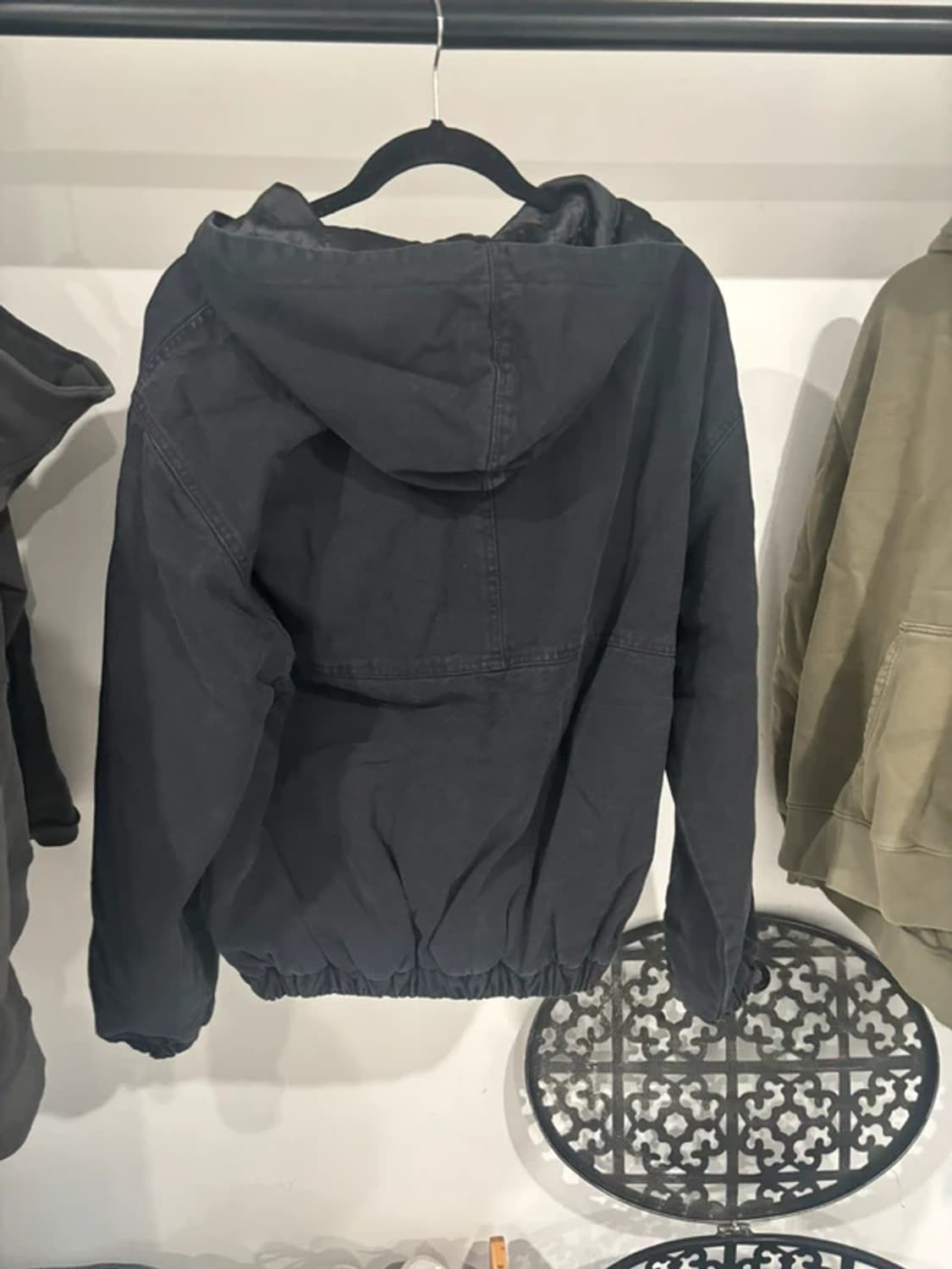 스투시 캔버스 인슐레이티드 워크 자켓 블랙 상품이미지2