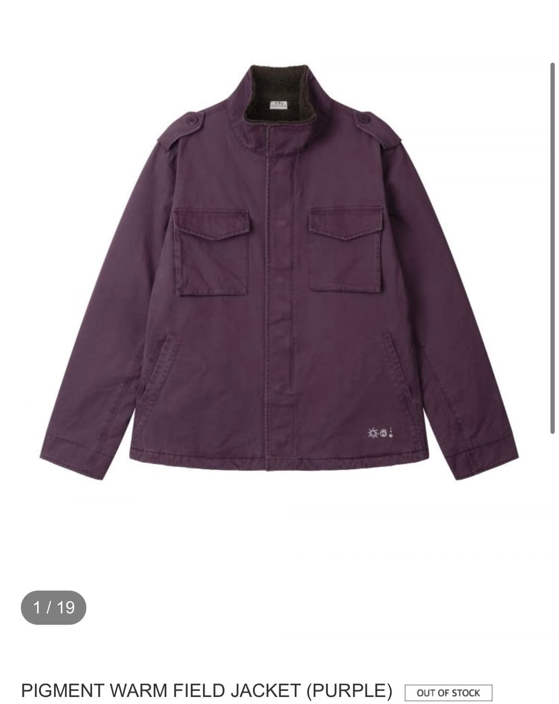 어스지구 earthjigu 자켓 퍼플 상품이미지1