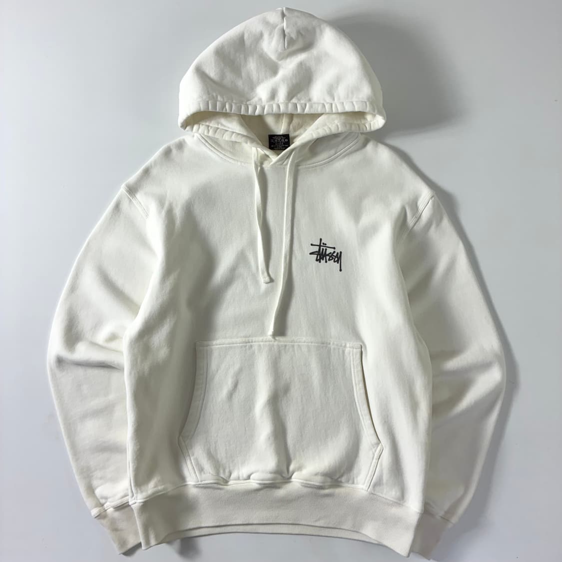 Stussy  스투시 베이직 코튼 백로고 후드티  상품이미지3