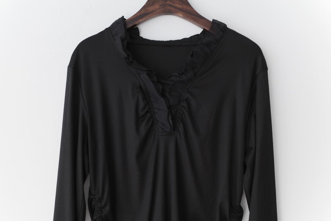 ruffle shirring T  상품이미지3