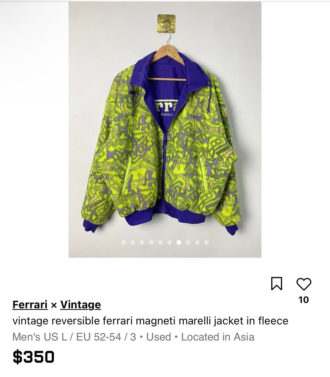 Magneti Marelli Ferrari 90s 후리스 웜업 상품이미지9