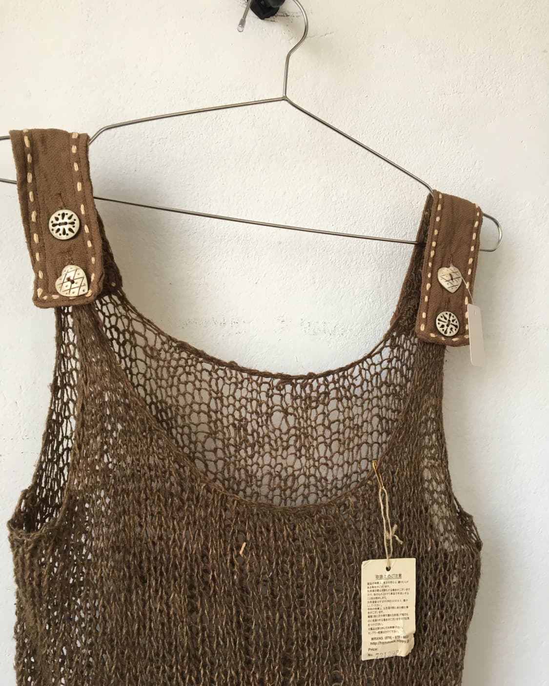 Button point knitted sleeveless 상품이미지4